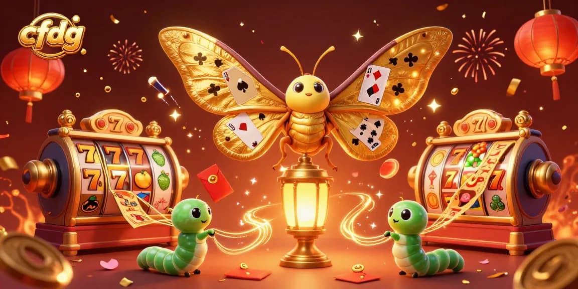 Spin the reels at cfdg: see the captivating atlas moth and casino elements unite!