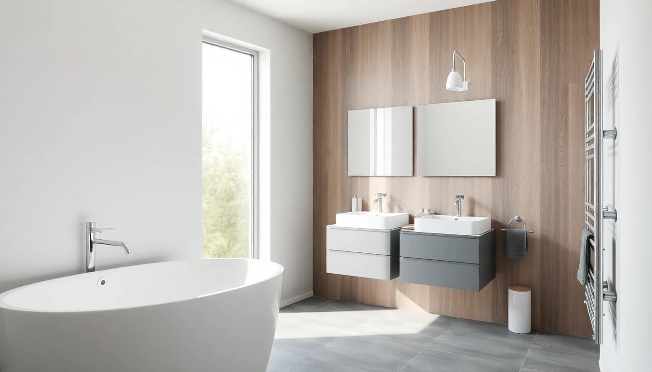 Entdecken Sie innovative Badezimmerlösungen der sonni sanitär GmbH mit modernen Duschkabinen und stilvollen Heizkörpern.