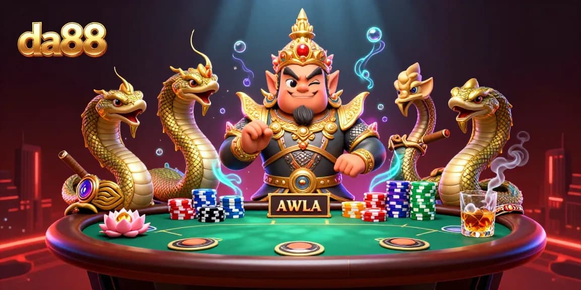 Engage in thrilling bets at da88 as the Thai guardian oversees vibrant poker action.