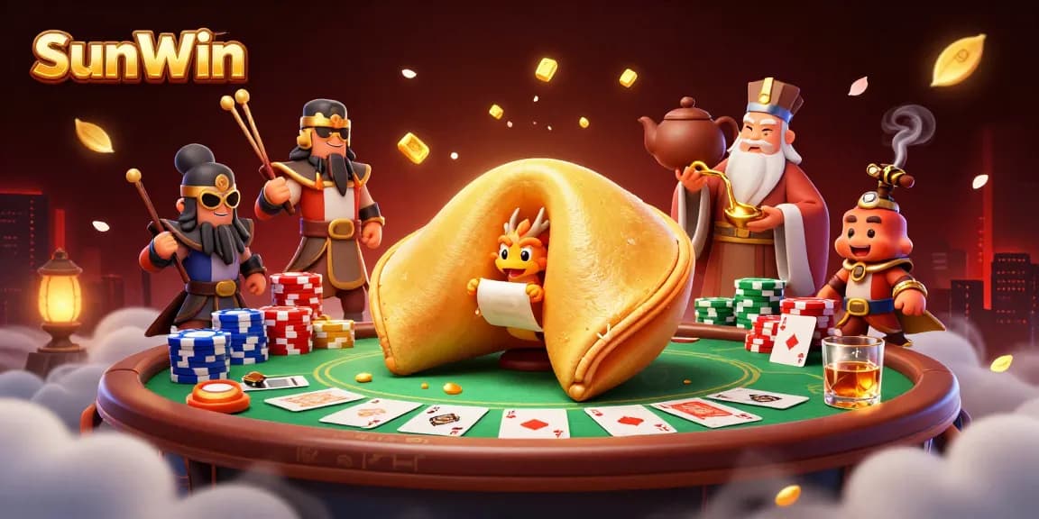 Engage with the exciting gaming world at SunWin, experiencing thrilling poker action and rich golden visuals.