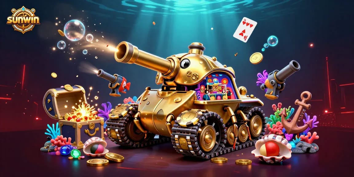 Engage with sunwin's dynamic gambling experience featuring an exciting cartoon casino scene.