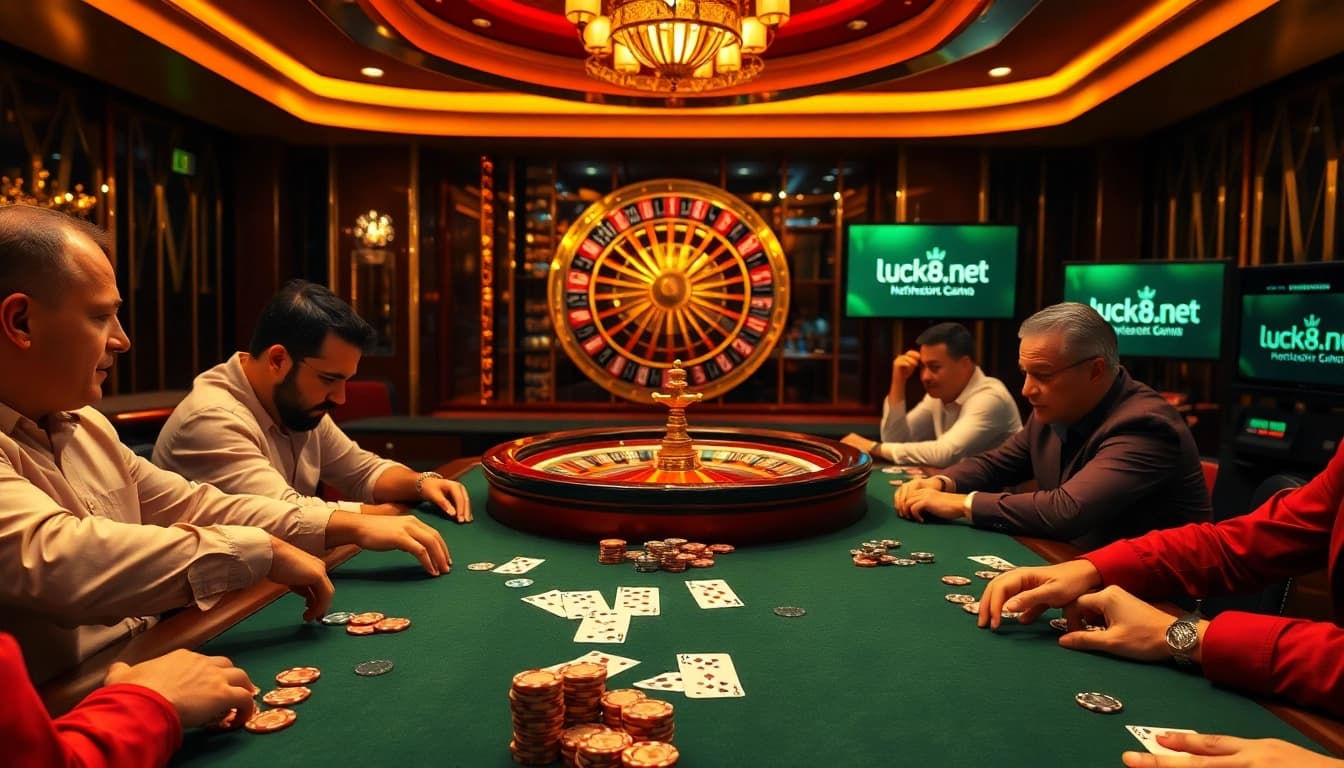 Trải nghiệm cảm giác hồi hộp của poker cược cao tại https://luck8.net, với bầu không khí casino sôi động và lối chơi hấp dẫn.