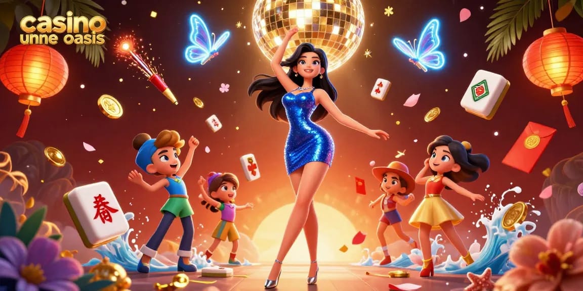 Experience thrilling gaming action at casino ohne oasis with vibrant 3D elements and dynamic characters.