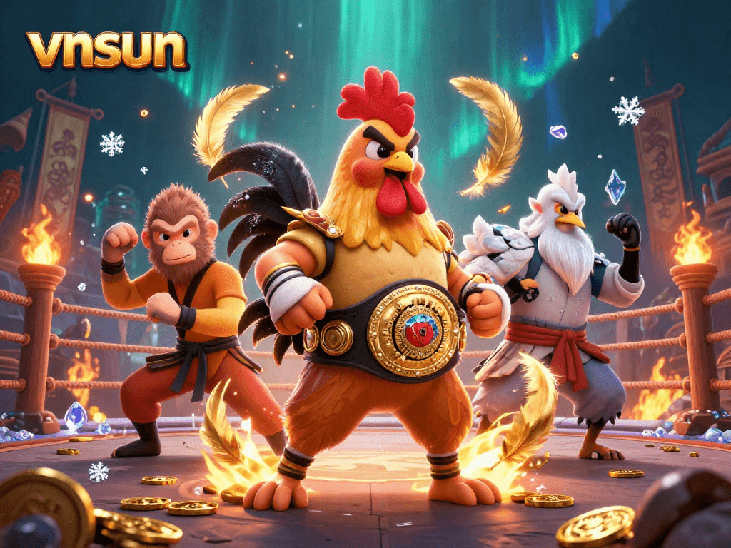 Experience thrilling gameplay at vnsun with vibrant 3D characters and immersive casino action.