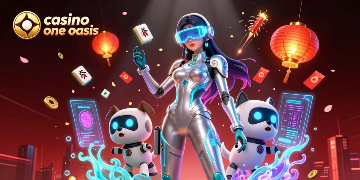 Experience thrilling gameplay with a casino ohne oasis featuring vibrant neon visuals and holographic elements.