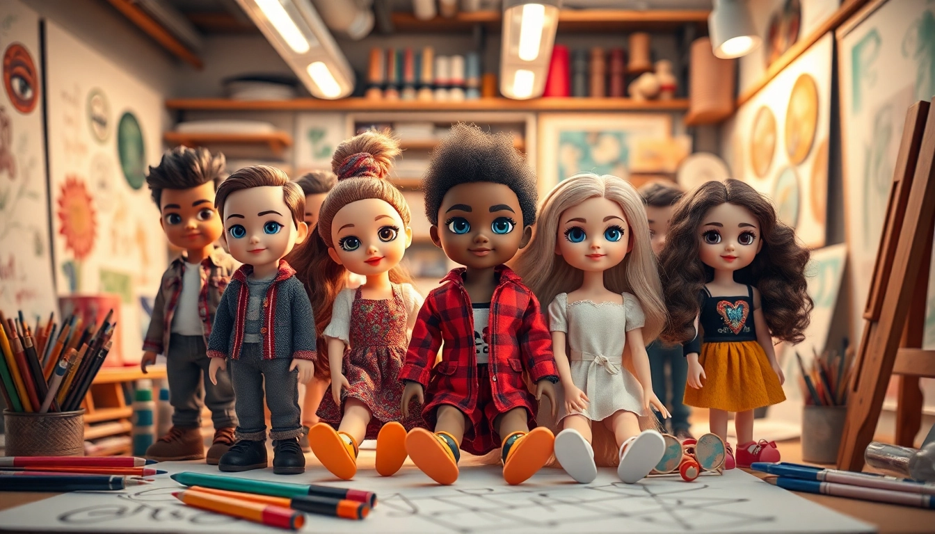 Erkunden Sie Gutdolls, lebendige Puppen in künstlerischer Umgebung. Ideal für kreative Sammler.