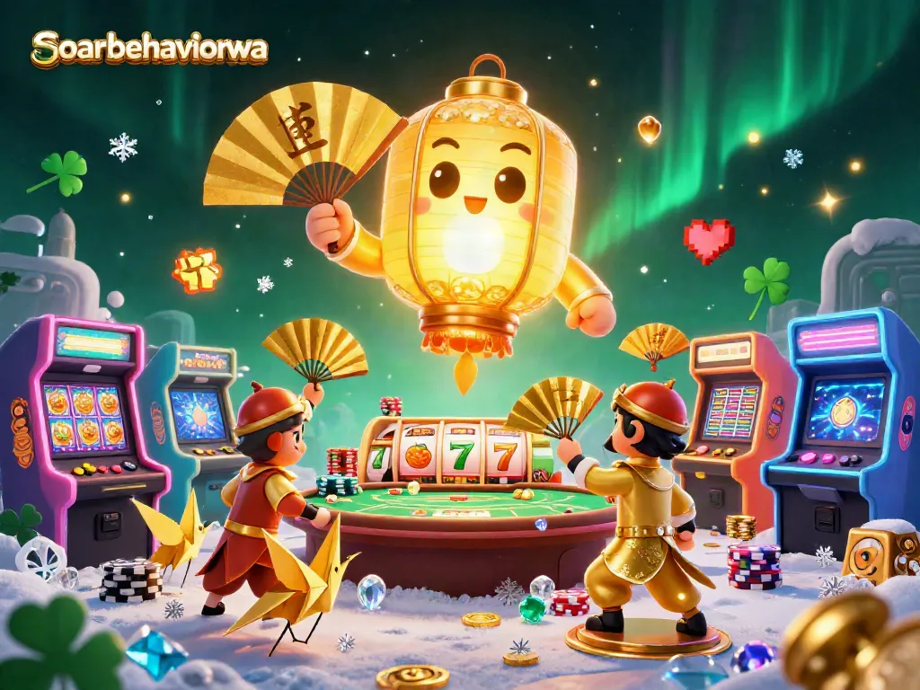 Experience exciting casino gaming with soarbehaviorwa, featuring vibrant slot reels and dynamic elements.