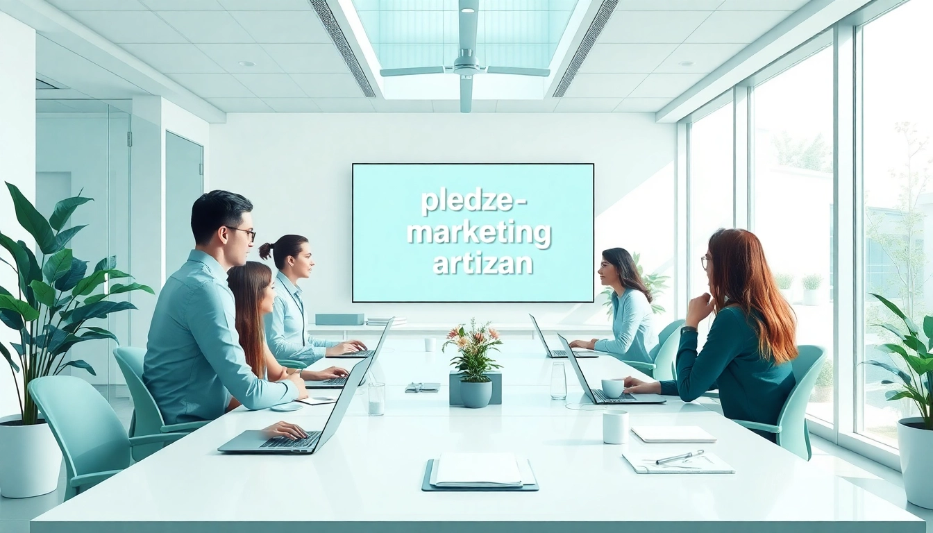 Boost healthcare outreach with experts at pflegemarketing agentur in a modern office.