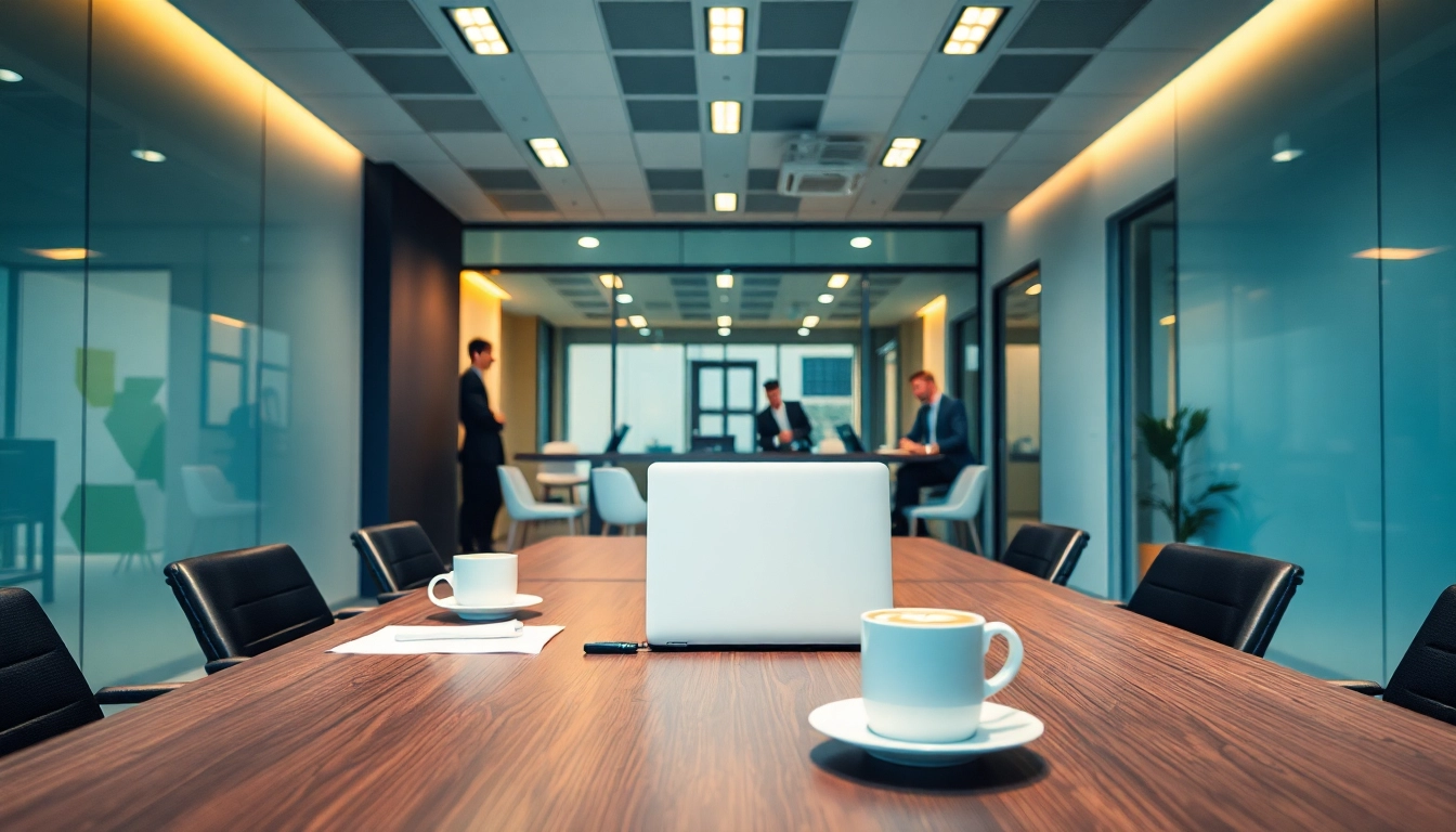 Professionelle Beratungsszene mit Headhunter Solingen in modernem Büro, inspiriert und engagiert.
