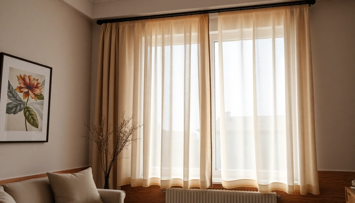 Plissee Maßanfertigung an einem eleganten Fenster im stilvollen Innenraum, der einladende Atmosphäre schafft.