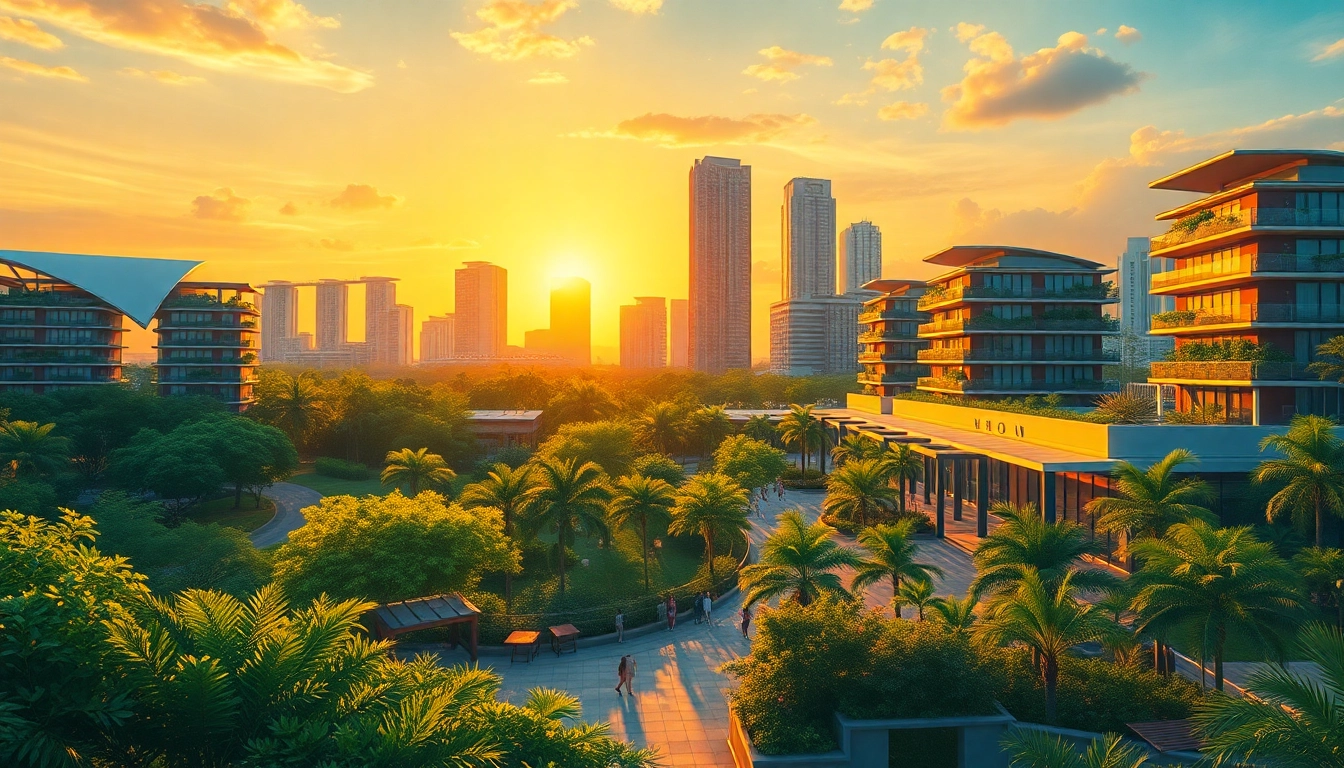 Explore the lush greenery and modern architecture of Tampines Ec, showcasing peaceful outdoor community activities.