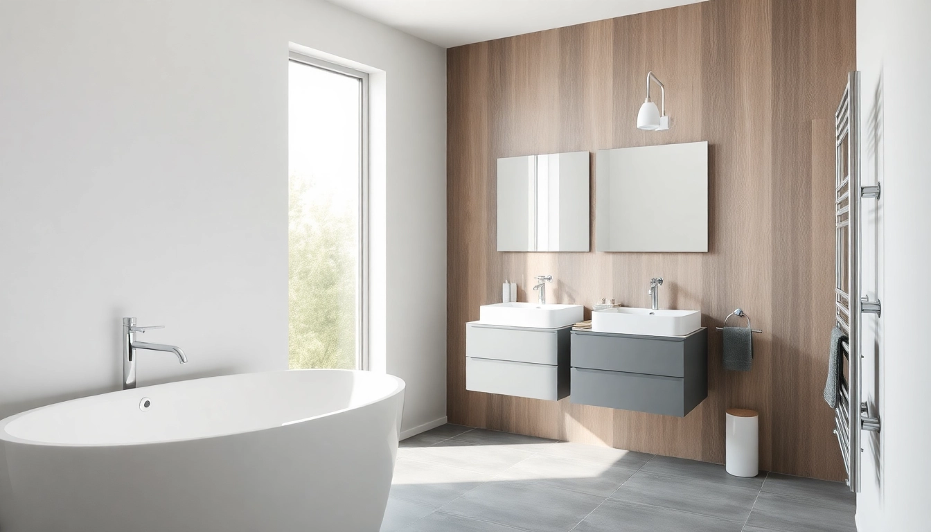 Entdecken Sie innovative Badezimmerlösungen der sonni sanitär GmbH mit modernen Duschkabinen und stilvollen Heizkörpern.