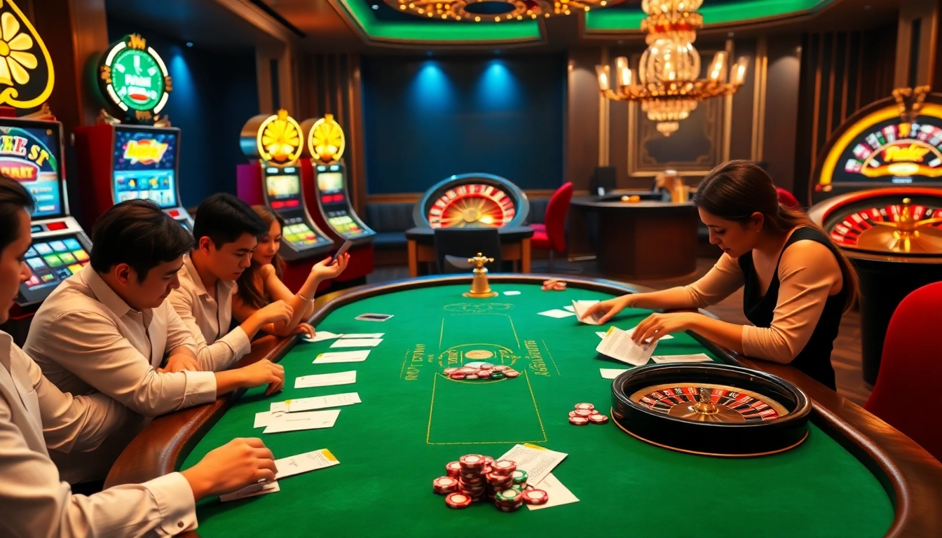 Engage in thrilling gameplay at https://gg88.work/ with poker chips and vibrant casino ambiance.